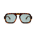 Jane in Brown Tortoise Green Lens