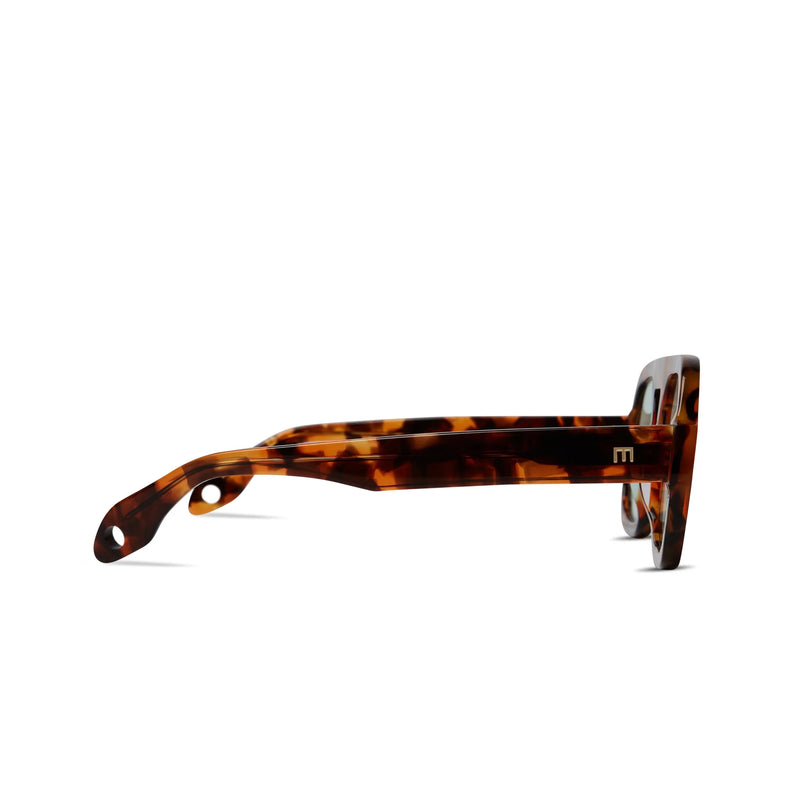 Jane in Brown Tortoise Green Lens
