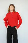 Chandler Fleece Half Zip Red