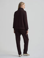 Hawley Half-Zip Sweat Coffee Bean