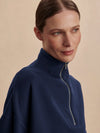 Hawley Half-Zip Sweat Navy
