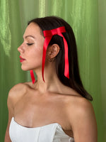 Bow Clip Duo Red