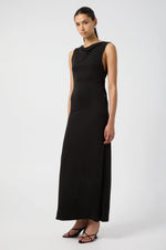 Interweave Backless Maxi Dress