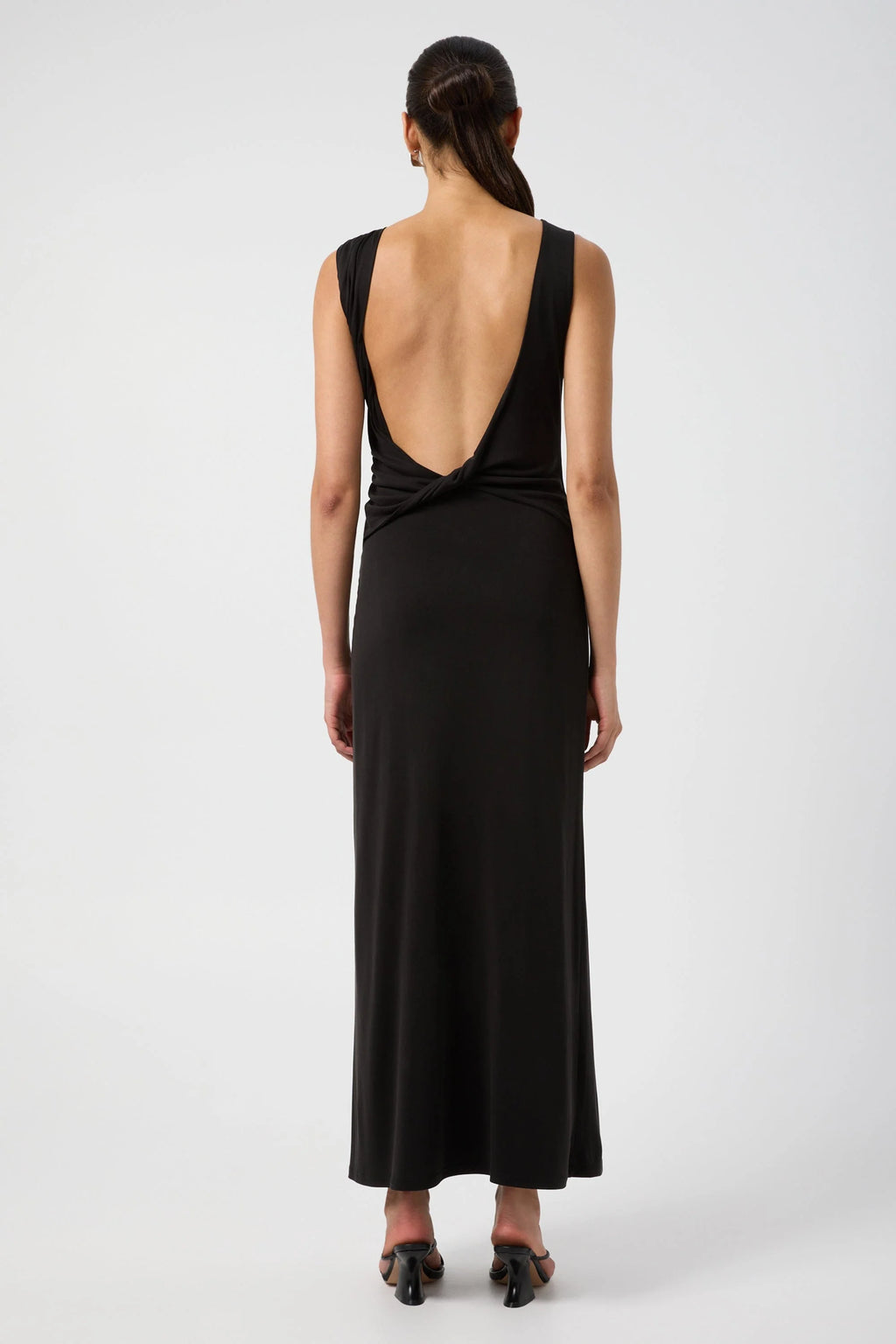 Interweave Backless Maxi Dress