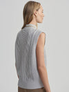 Joilette Roll Neck Vest Harbour Mist