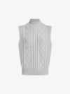 Joilette Roll Neck Vest Harbour Mist