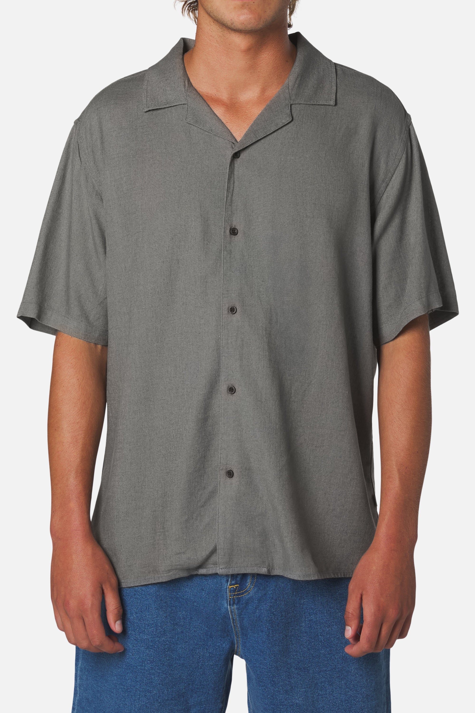 gunmetal dress shirt Gunmetal Short Sleeve Snap Shirt