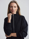 Masie Longline Sweat Black