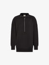 Masie Longline Sweat Black