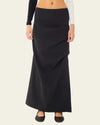 Orion Ruched Midi Skirt