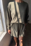 Naturelle L/S Top Olive