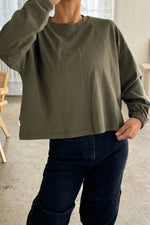 Naturelle L/S Top Olive