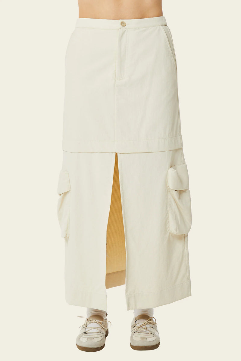 Owen Cargo Midi Skirt Cloud