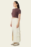 Owen Cargo Midi Skirt Cloud