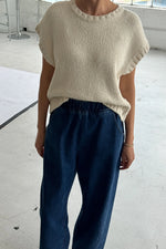 Pierre Cotton Sweater Top Naturel