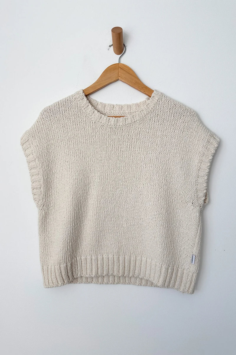 Pierre Cotton Sweater Top Naturel