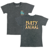 Party Animal Tee Mineral Black
