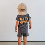 Party Animal Tee Mineral Black