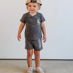 Party Animal Tee Mineral Black