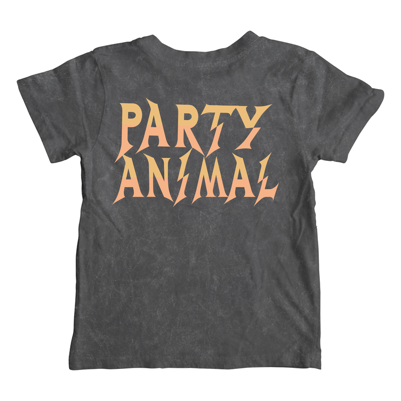Party Animal Tee Mineral Black