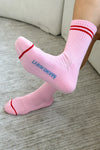 Boyfriend Socks Amour Pink