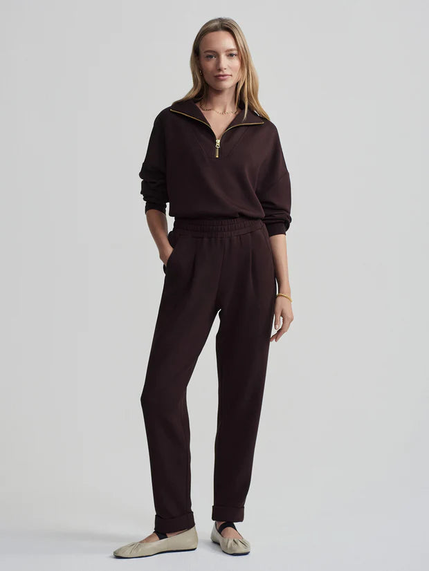 The Rolled Cuff Pant 28.5" Coffee Bean