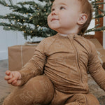 Ranch Santa Bamboo Zip Romper