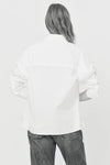 Molly White Cotton Poplin Shirt