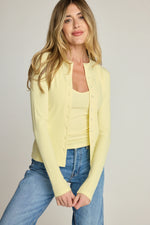 Serena Cardigan Butter Yellow