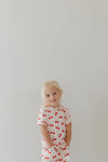 Toddler Short Sleeve Bamboo Lounge Set Cherry Orchard