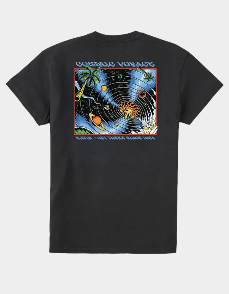 Voyage Tee Black Wash