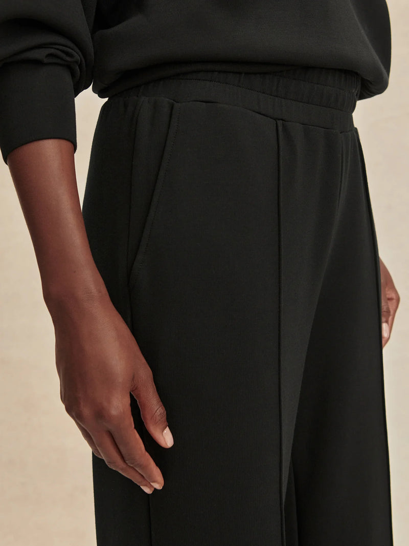 The Wide Leg Pant 30" Black