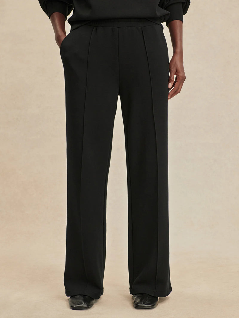 The Wide Leg Pant 30" Black
