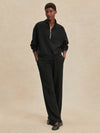 The Wide Leg Pant 30" Black