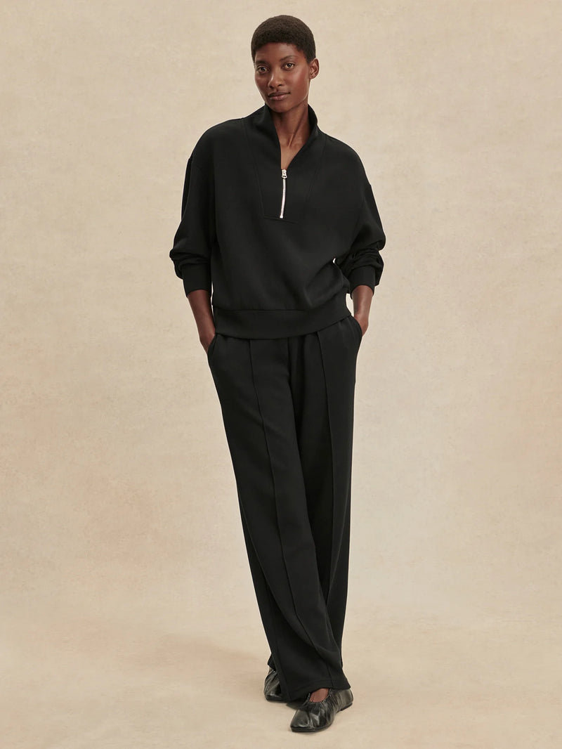 The Wide Leg Pant 30" Black