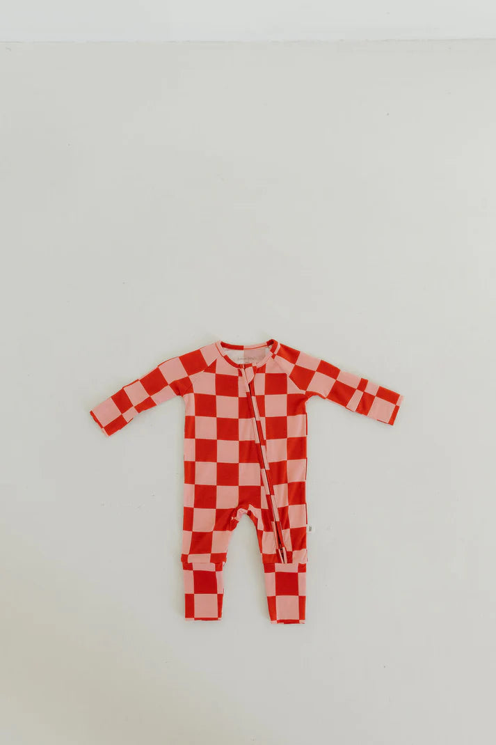 Bamboo Zip Pajamas XOXO