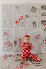 Bamboo Zip Pajamas XOXO