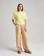 Relaxed Crop Tee Pale Green