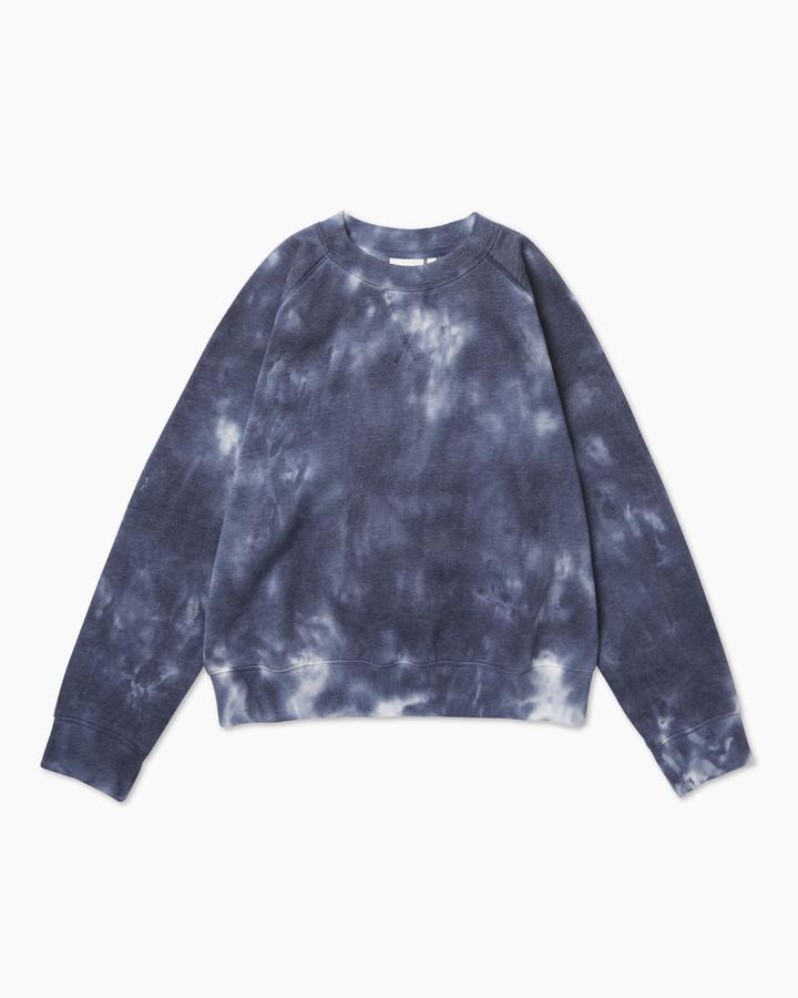 Recycled Fleece Sweatshirt Blue Storm