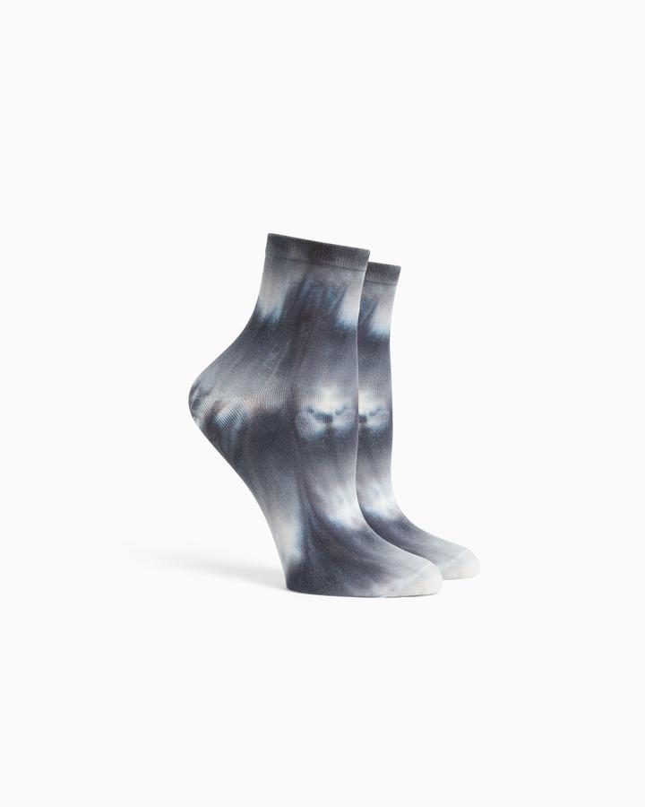 Shibori Socks Blue Mirage