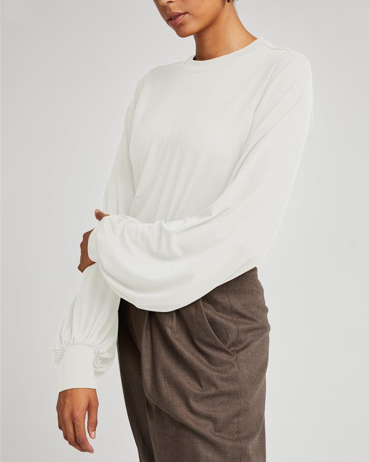 Dream Knit Billow Sleeve Tee Bone