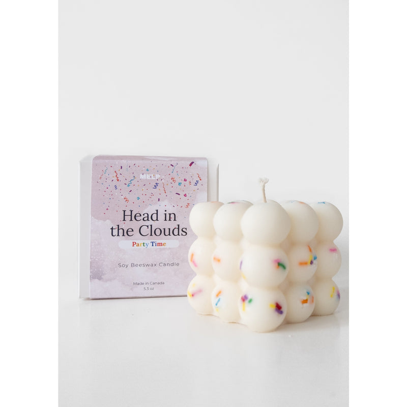 Party Time Soy Beeswax Cloud Candle