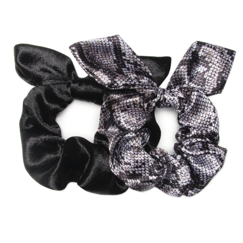 Snake Charmer Bow Scrunchies