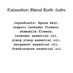 Relaxation Blend Bath Salts