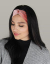 Rose Velvet Twist Headband