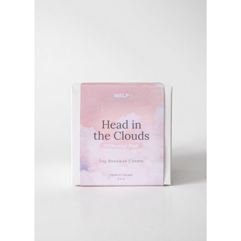 Millennial Pink Soy Beeswax Cloud Candle