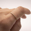 Gold Twist Stacker Ring