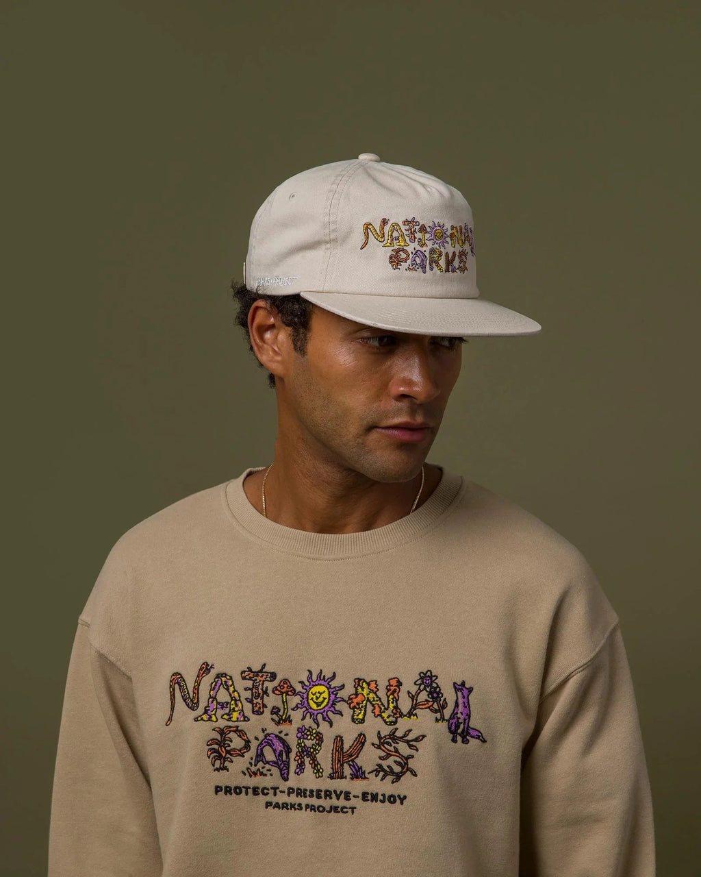 National Parks 90s Doodle Embroidered Hat