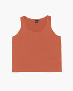 Women's Recycled Jersey Scoop Tank Copper Coin