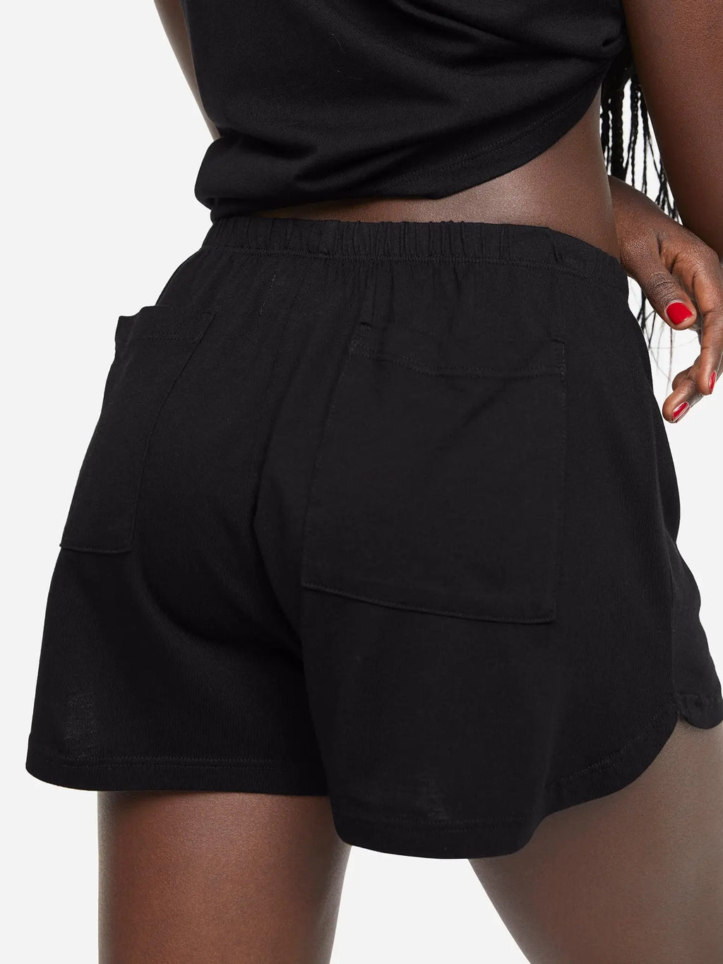 Tencel Sleep Short Jet Black